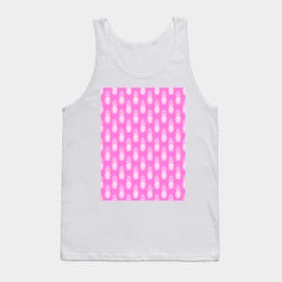 Pink Polka Dots Pineapple Tank Top